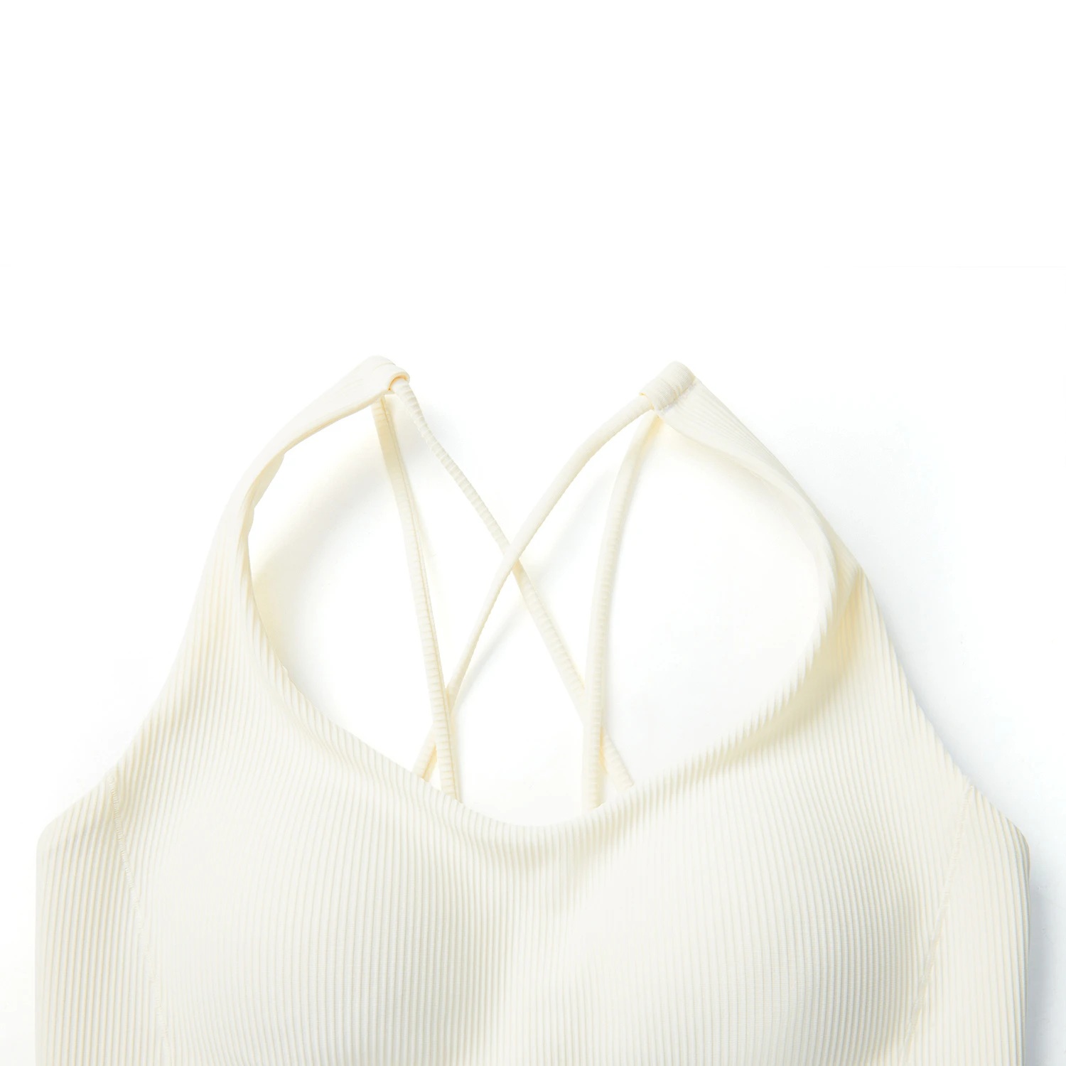 AUBV016-6 Бюстгальтер Бра Yoga белый